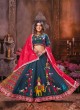 Ethnic Rama Blue Navratri Special Chaniya Choli